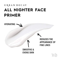 Urban Decay primer texture close-up revealing silky, weightless formula for smooth skin
