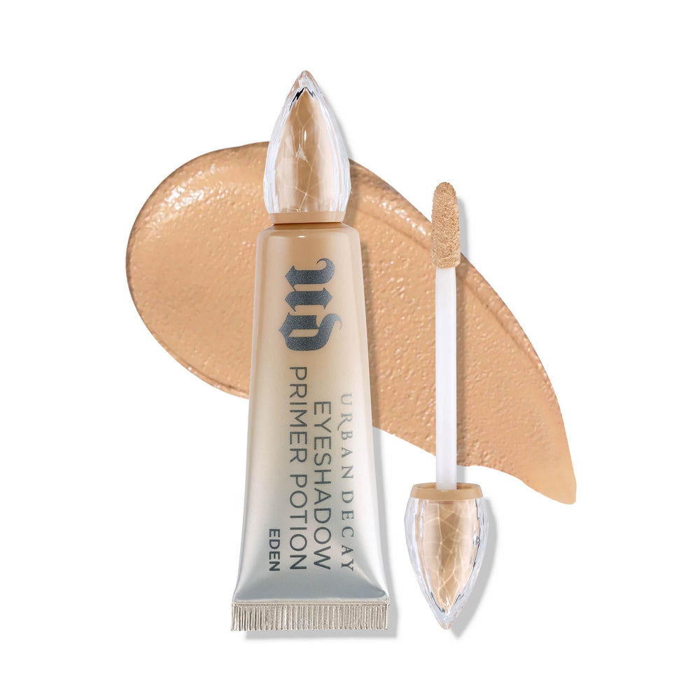 URBAN DECAY front packaging showing Eden nude matte primer benefits