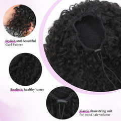 Urbeauty ponytail worn by model outdoors demonstrating versatile style benefit