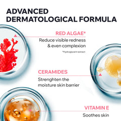 Uriage thermal water bottle ingredient shot highlighting soothing minerals