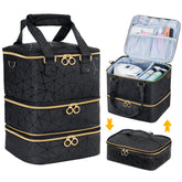 Uross front view of organizer bag showing compact, spacious design and neat storage benefit