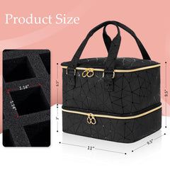 Uross upper layer pockets detail highlighting removable partition and neat tool storage benefit