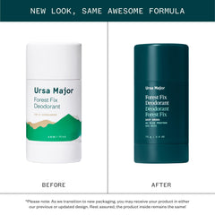 Ursa Major Forest Fix open cap showing smooth stick texture for easy glide