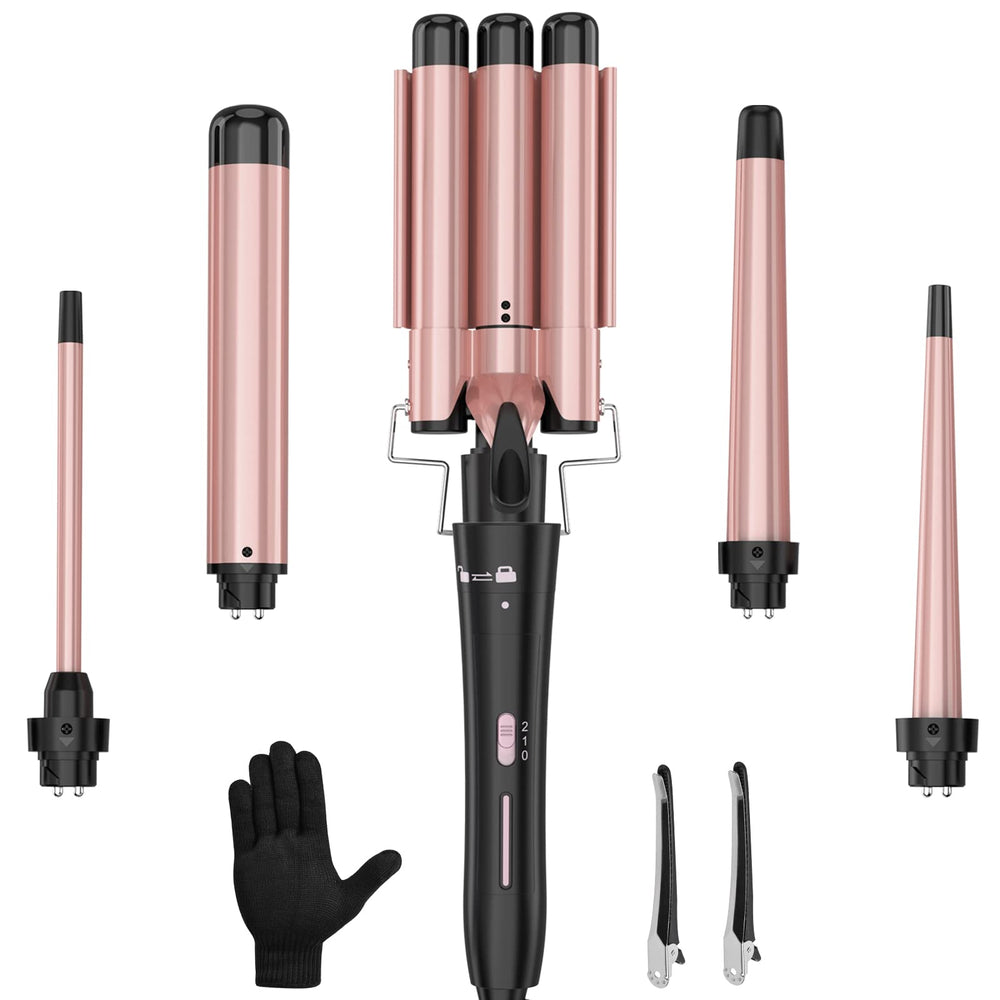 USHOW front view of wand set shows complete kit and convenient storage