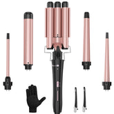 USHOW front view of wand set shows complete kit and convenient storage