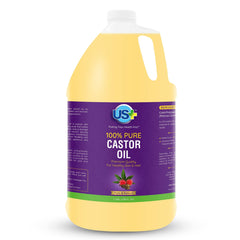 US+ front label showing 1 gallon bottle and pure product benefits