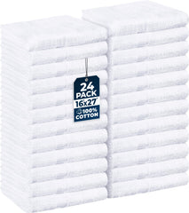 Utopia Towels front view of 24-pack showing clean professional presentation and convenience