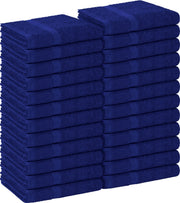 Utopia Towels royal blue pack front showing 24 towels and professional look