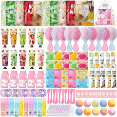UYJ front packaging showing ten mini spa gift sets, attractive presentation