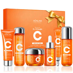 UZTUZT front packaging showing the complete six-piece kit and easy routine benefits
