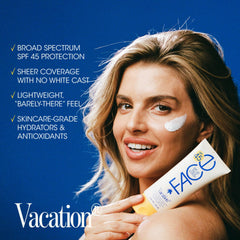 VACATION pump-detail demonstrating convenient dispensing and mess-free application
