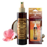 VACATION front packaging showing coconut oil SPF 15 and benefits