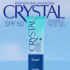 VACATION gel texture close-up illustrating lightweight, fast-absorbing feel