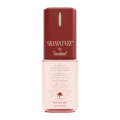 VACATION bottle front view showing elegant packaging and travel convenience