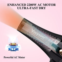 VAGARY concentrator nozzle detail focusing airflow for precise, faster drying