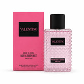Valentino bottle front packaging showing label and elegant design benefit: recognizable luxury