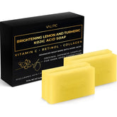 VALITIC soap front packaging showing four bars and brightening benefit