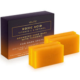 VALITIC front packaging displaying four soap bars and product benefits