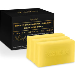 VALITIC front packaging showing brightening soap for even tone