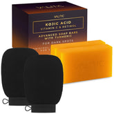 VALITIC front packaging showing two soap bars and gloves for effective brightening