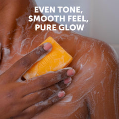 VALITIC snail mucin soap lather on hand highlighting hydration benefit