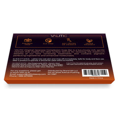 VALITIC lathered foam in hand demonstrating gentle cleansing action