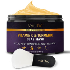 VALITIC front packaging showing product name and size, clear benefit of brightening
