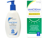 Vanicream front packaging showing gentle cleanser and SPF moisturizer benefits