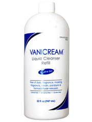 Vanicream close-up of liquid texture demonstrating a mild, non-irritating foam benefit