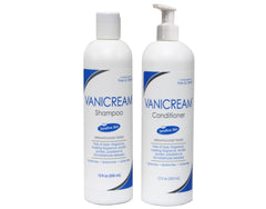 PHARMACEUTICAL SPECIALTIES Vanicream front packaging shows dual bottles and benefits
