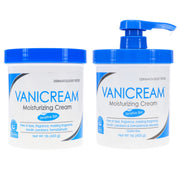 Vanicream pump packaging front view showing clean design and easy dispensing
