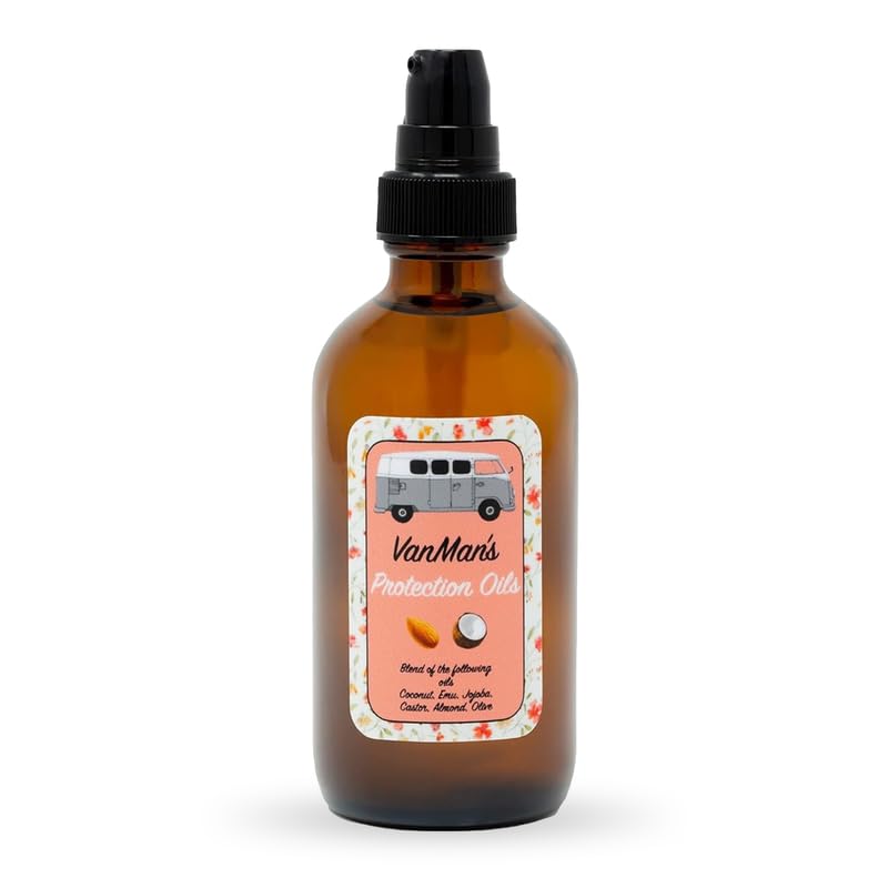 The VanMan Company front bottle view showing compact travel-friendly serum