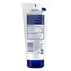 Vaseline tube open showing cream texture and quick absorption to soothe dry skin