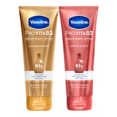 Vaseline front packaging showing Pro VitaB3 benefits and glow