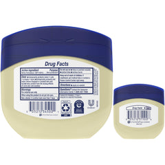 Vaseline large 13oz jar open revealing smooth healing jelly for intense moisturization