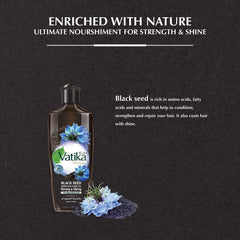 Vatika Naturals applied during scalp massage for soothing nourishment