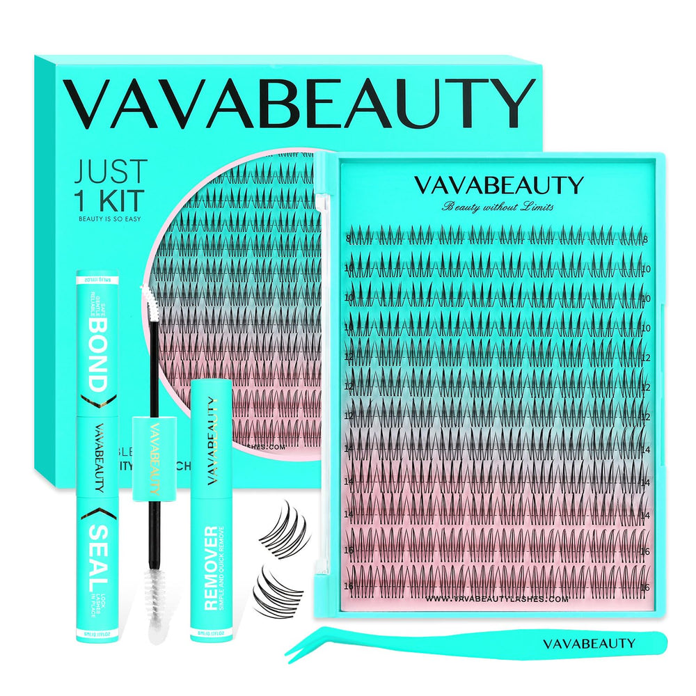 VAVABEAUTY front packaging showing kit contents and branding for clear first impression