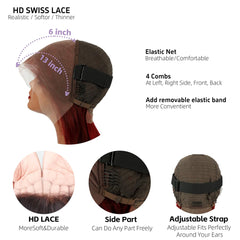 VCVVCV wig interior with adjustable straps and combs for secure fit