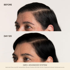 VEGAMOUR gel texture spread demonstrating drip-free, mess-free benefit