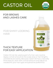 velona castor oil close-up texture highlighting purity and smooth viscosity