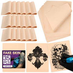 VelvetAura front packaging showing 35 practice sheets and brand clarity for easy storage