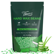 VENNCO front jar packaging showing aloe wax beads for easy identification and gentle results