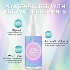 VENUS VISAGE close-up texture of spray on skin illustrating lightweight hydration