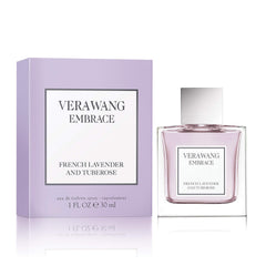 Vera Wang Embrace cap and spray detail highlighting easy application and quality finish