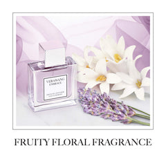 Vera Wang Embrace close-up of lavender and tuberose notes conveying floral clarity