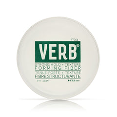 VERB forming fiber front jar showing compact travel-friendly design and strong hold