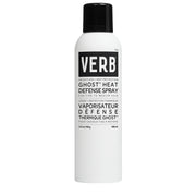 VERB front bottle of Ghost Heat Defense Spray showing label and size benefit lightweight protection