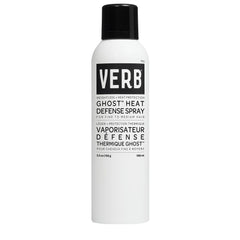 VERB front bottle of Ghost Heat Defense Spray showing label and size benefit lightweight protection