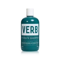 VERB front bottle showing hydrate shampoo for softer hair