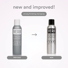 VERB treated hair texture showing touchable finish and no flakes